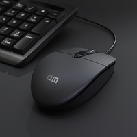 Ratón Óptico con Cable DM K5, Ergonómico, Portátil, 1000-1200-1600 DPI, Interfaz USB, Ratón para Computadora, PC, Portátil, LED, Derecho, en Existencia