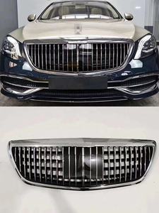Conjunto de Parrilla Delantera Estilo <span class=keywords><strong>Maybach</strong></span> W222 Compatible con <span class=keywords><strong>MB</strong></span> Clase <span class=keywords><strong>S</strong></span> S320 S350 S400 S500 S560 S680 S63 (Sin ACC) - Product Image 5