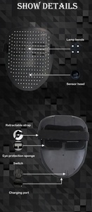 <span class=keywords><strong>Masque</strong></span> de changement de <span class=keywords><strong>visage</strong></span> <span class=keywords><strong>LED</strong></span> bon marché, <span class=keywords><strong>masque</strong></span> d'éclairage numérique pour fête d'halloween Festival - Product Image 2