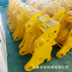 Acoplamiento Rápido Hidráulico para Excavadora, Amarillo, con Componente Central de Rodamiento - Product Image 4