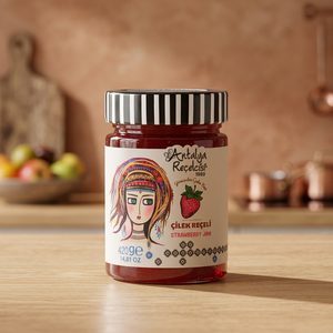 Mermelada de Fresa Serie Yoruk 50% Fruta 420g Alta Calidad - Product Image 2