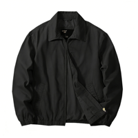 Veste de golf en toile légère et élégante pour homme, coupe slim, coupe-vent, bomber, streetwear, veste décontractée, printemps, automne, résistante aux intempéries