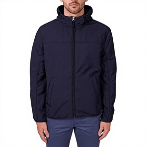 Customized Waterproof Thick Hooded Quilted <b>Pilot</b> <b>Jacket</b> with Badge and Front Logo Winter Casual Long Sleeve Zipper Unisex - Product Image 1