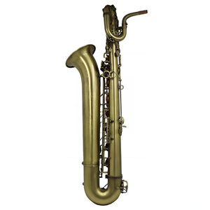 <span class=keywords><strong>Sassofono</strong></span> Baritono Professionale Eastern Music BS400Q in Mib con Faggiole Alte, Finitura Bronzo Anticato #   Tasto Front F - Product Image 4
