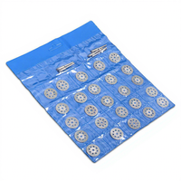 Lame de scie circulaire plaquée, disque de coupe diamanté dentaire, disque diamanté Dremel, 40 mm, 50, 60, 35, 30, 25, 22, 20, 16 mm