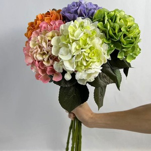 Bouquet di Ortensie in Seta Huang <span class=keywords><strong>Sen</strong></span> Feel, Decorazione Floreale per Casa, Tavola da Pranzo, Matrimoni e Paesaggistica - Product Image 4