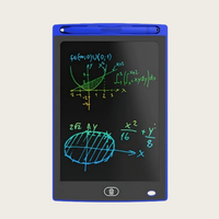 Tableta de escritura LCD para niños con papel de práctica, tablero de dibujo con alfabeto y guías de números, juguete educativo de aprendizaje