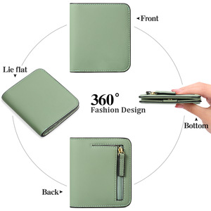 Cartera de <span class=keywords><strong>Mujer</strong></span> con Bloqueo RFID, Pequeña, Compacta, Bifold, de Cuero de Lujo, Mini Cartera con Ventana para Identificación - Product Image 4