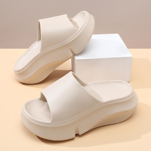 Sandalias de mujer con suela gruesa de EVA, que aumentan la altura, con punta abierta, transpirables, antideslizantes y resistentes al desgaste, para verano. - Product Image 1
