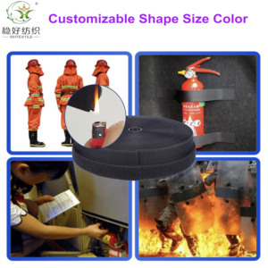 Bande adhésive à boucles auto-agrippantes résistante à la chaleur et ignifuge, 100% nylon, marque WENHAO, taille personnalisée - Product Image 2