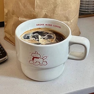 Vendita diretta della fabbrica personalizzato simpatico cartone animato personalizzato <span class=keywords><strong>cane</strong></span> caffè in ceramica <span class=keywords><strong>tazza</strong></span> <span class=keywords><strong>tazza</strong></span> di tè per il regalo di caffè - Product Image 2