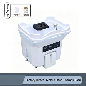 Lavacabezas Portátil Eléctrico para Salón de Belleza, Unidad de Terapia Capilar Móvil - Product Image 3
