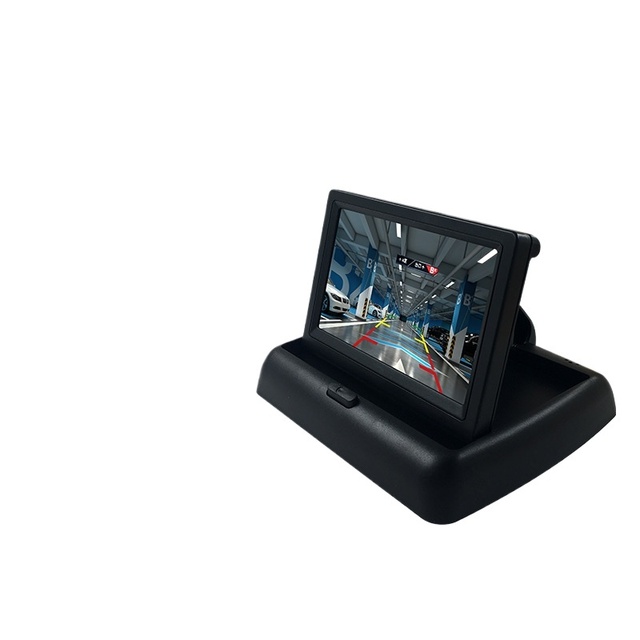 12V 4.3-Inch LCD HD Monitor Universal Visual Reversing Load Display Waterproof Navigator for Vehicles with 1 Year Warranty