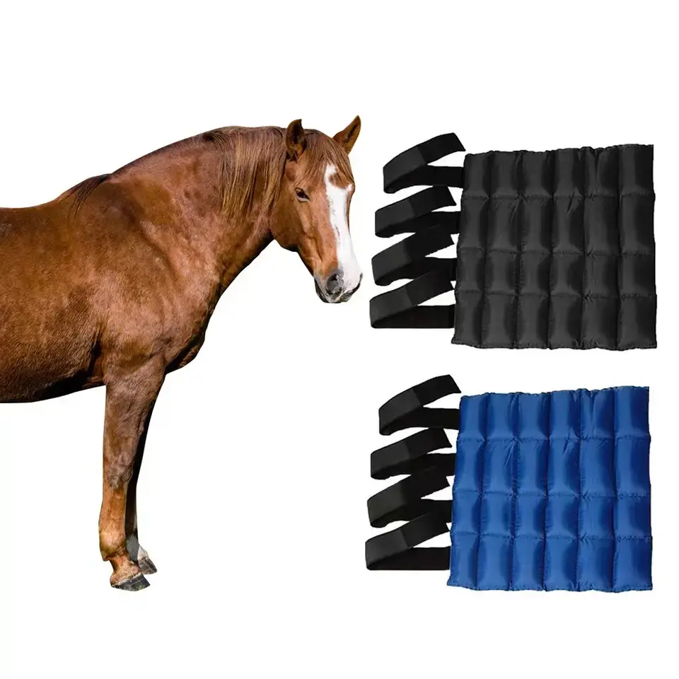 Ngựa thiết bị băng khởi động ngựa làm mát gel bọc điều trị khởi động ngựa băng gói chân kết thúc tốt đẹp