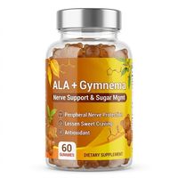 Fabricante de Suplementos Dietéticos a Base de Pectina, Gomitas de Gymnema ALA OEM con Bajo MOQ, para Apoyo Nervioso y Control de Azúcar