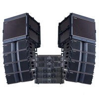 Altavoces de escenario duales profesionales de 8 pulgadas Sistema de matriz de línea de sonido de audio