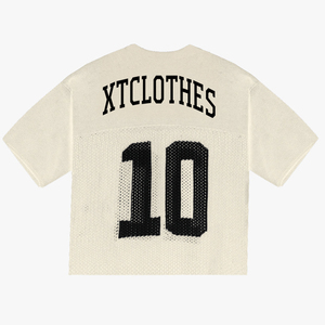 Biểu Tượng Tùy Chỉnh Người Đàn Ông Áo Len Giản Dị Crew Cổ Dệt Kim Hàng Đầu Ngắn Tay Áo Dệt Kim Áo Thun Bóng Đá Jumper Lưới Đan Jersey Áo Len Người Đàn Ông - Product Image 2