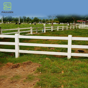 Clôture de paddock extérieur <span class=keywords><strong>en</strong></span> vinyle PVC pour chevaux, écran de protection, grillage de ferme, barrière de ranch – Offre spéciale - Product Image 3