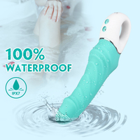 Vibrateur lapin ultra-silencieux à 9 vitesses avec tige réaliste pour orgasme clitoridien féminin