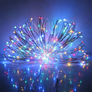 LED 문자열 요정 배터리 상자 구리 와이어 문자열 조명 축제 장식 요정 조명 갈 랜드 - Product Image 3