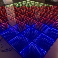 Haute qualité Portable Infinity 3D RGB LED carreaux de piste de danse ABYSS mat Abyss boîte de nuit Disco plancher IP65 DMX512 lumières de scène
