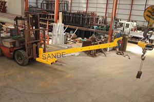 SANDE डबल फोर्कलिफ्ट बूम उठाने उपकरण फोर्कलिफ्ट बूम - Product Image 5
