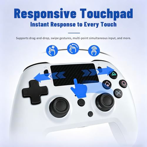 Clearance Sale P4 Wired <b>Game</b> <b>Controller</b> Compatible with PC Android TV Box and Mobile <b>Phone</b> with Dual Vibration Split Wired - Product Image 4