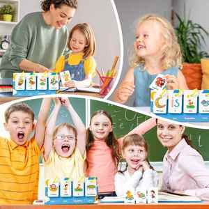 78 Piezas de Materiales Escolares para Jardín de Infancia, Artículos Imprescindibles para el Aula, Materiales de Terapia del Habla, Construcción de Frases para Niños - Product Image 4