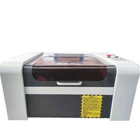 Graveur/coupeur laser CNC de bureau 4040/4050, machine de découpe laser CO2 portable pour acrylique, cristal, PVC, cuir, caoutchouc, bois, pierre