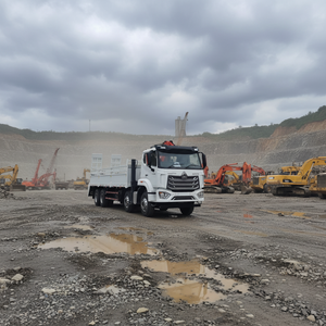 Camion à plateau basculant 8x4 : gain <span class=keywords><strong>de</strong></span> temps garanti ! Avec vérins <span class=keywords><strong>de</strong></span> <span class=keywords><strong>levage</strong></span> hydrauliques intégrés + treuil + rampe - Product Image 1