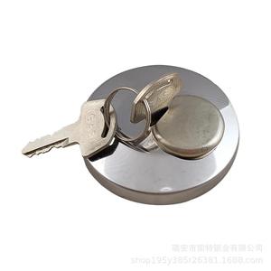 Bouchon de réservoir de carburant pour moto, en alliage d'aluminium, argenté, pour Mitsubishi Suzuki Honda Black Panther - Product Image 2