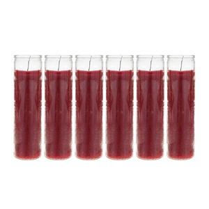 Portacandele in Vetro Trasparente Personalizzato per <span class=keywords><strong>Candele</strong></span> di Paraffina, <span class=keywords><strong>Candele</strong></span> <span class=keywords><strong>Votive</strong></span> di 7 Giorni, <span class=keywords><strong>Candele</strong></span> Funebri, Portacandele da Preghiera per Chiesa - Product Image 6