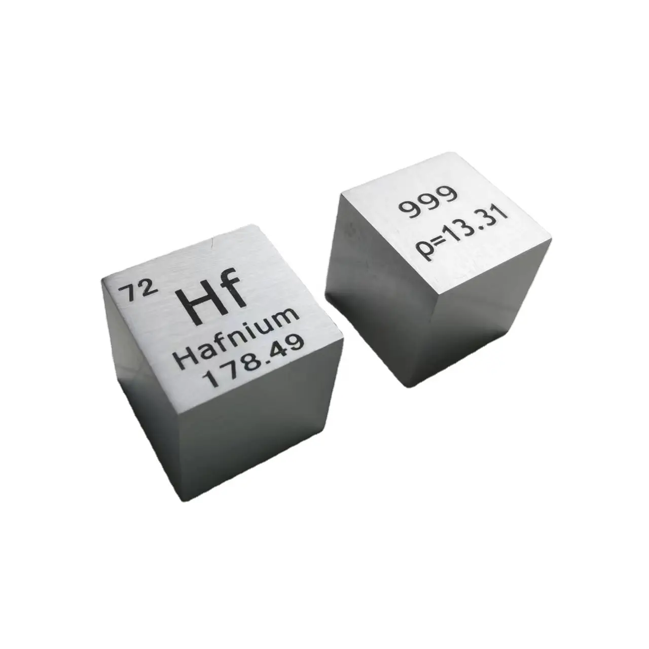 1インチホットセール99.99ハーフニウムキューブMgキューブ10mm純粋なHf金属周期表収集用