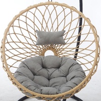 Fauteuil suspendu d'extérieur / Fauteuil œuf en rotin PE / osier