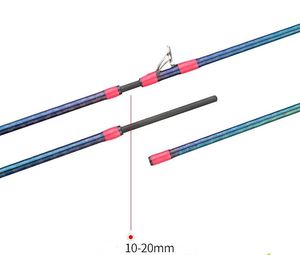 Anillo de guía de cerámica de calidad, caña de pescar de fundición larga ML/XH, poste de carbono, 5-35g, peso del señuelo, mango de madera, Pesca roja - Product Image 6