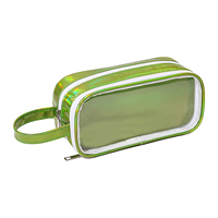 Grande trousse à crayons en maille, trousse à crayons transparente à main, trousse à crayons multifonctionnelle, sac de papeterie transparent