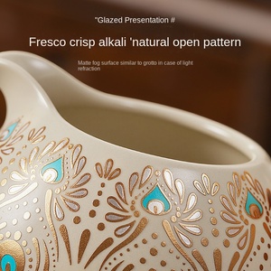 إبريق شاي صيني رفيع الجودة بالكونغ فو من السيراميك ، طقم أواني صيني لمحبي الشاي من Dunhuang Ruyao - Product Image 4