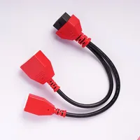 Adaptateur de câble de passerelle pour Nissan 16+32 OBD, câble de scanner OBD2 FCA 12+8 pour Chrysler OLIVER Rouge/Noir