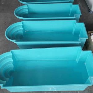 สระว่ายน้ำสปากลางแจ้งทำจากไฟเบอร์กลาสสี่เหลี่ยมขนาดเล็กสำหรับบ้านสำหรับครอบครัว - Product Image 2