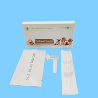 Kit de Prueba Rápida de Antígeno del Coronavirus Felino (FCoV) en Sangre, Tiras Reactivas Veterinarias para la Detección de Enfermedades Animales