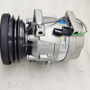 11Q6-90040 คอมเพรสเซอร์แอร์รถขุด R310LC-9 R220-9S R250-9 R300-9 อะไหล่รถขุด 11Q6-90040 คอมเพรสเซอร์แอร์ 24V - Product Image 3