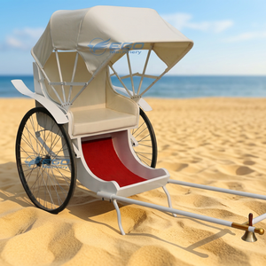 Rickshaw Clásico de Lujo, Carroza Antigua, Nuevo Vehículo de 2 Ruedas y 2 Plazas, Marca XCEGO, Color Personalizado, Neumáticos de Goma Sólida - Product Image 1