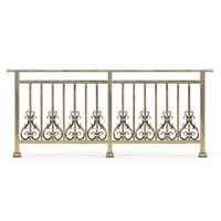 Balustrade moderne en alliage d'aluminium résistant à la rouille pour balcon extérieur, villa, maison de campagne, escalier de communauté, installation facile 1