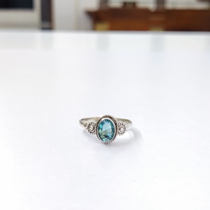 Bague en quartz bleu au meilleur prix, bague en argent sterling 925, pierre précieuse, bague ajustable, collection artisanale, belles bagues en argent, bijoux en argent - Product Image 3