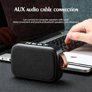 New Điện Tử Mini Vải Bass Loa Siêu Trầm Quà Tặng Loa Với FM Đài Phát Thanh TF MP3 Máy Nghe Nhạc Âm Thanh Không Dây Loa Di Động - Product Image 5