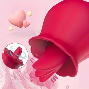 Leistungsstarker Schwing-Zungen-Vibrator für Frauen, Rose-Toy, Oraler Nippel- und Klitoris-Stimulator, Massagegerät, Erotik-Artikel, Sexspielzeug für Frauen - Product Image 2