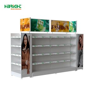 Góndola Moderna de Alta Luminosidad para Exhibición de Cosméticos en Supermercados y Tiendas Minoristas - Product Image 1