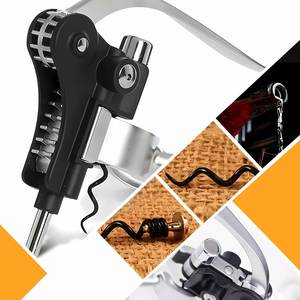 Manufacturer <b>Red</b> Wine Bottle Opener Set Zinc Alloy <b>Box</b> Nine-Piece Modern Minimalist for Head Bottle Opener Gift <b>Box</b> - Product Image 4