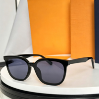 Lunettes de soleil carrées à monture intégrale en PC léger avec verres polarisés dégradés, protection UV400, lunettes de soleil unisexes tendance pour l'extérieur