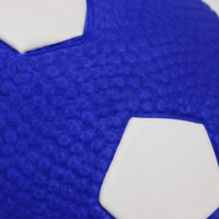 Jouet à mâcher pour chien et chat en forme de ballon de sport, style dessin animé, en latex, pour le nettoyage des dents, volley-ball, tennis, football, rugby, 2 tailles, doux et durable